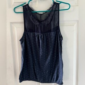 2/$15 🌼 American Eagle Outfitters Blue Lace Shirt